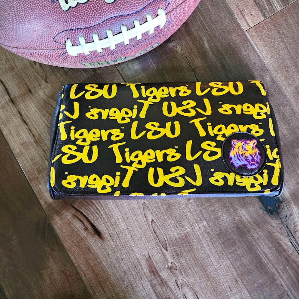 LSU Tigers Graffitti Clutch